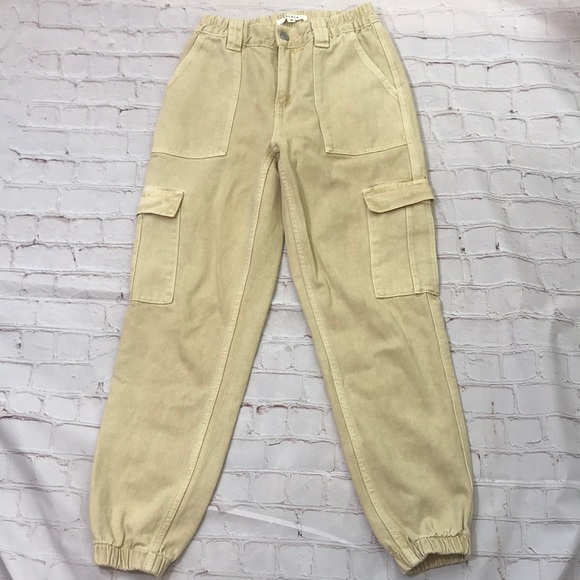 PacSun Pants - 💙PacSun Yellow Tan Cargo Joggers